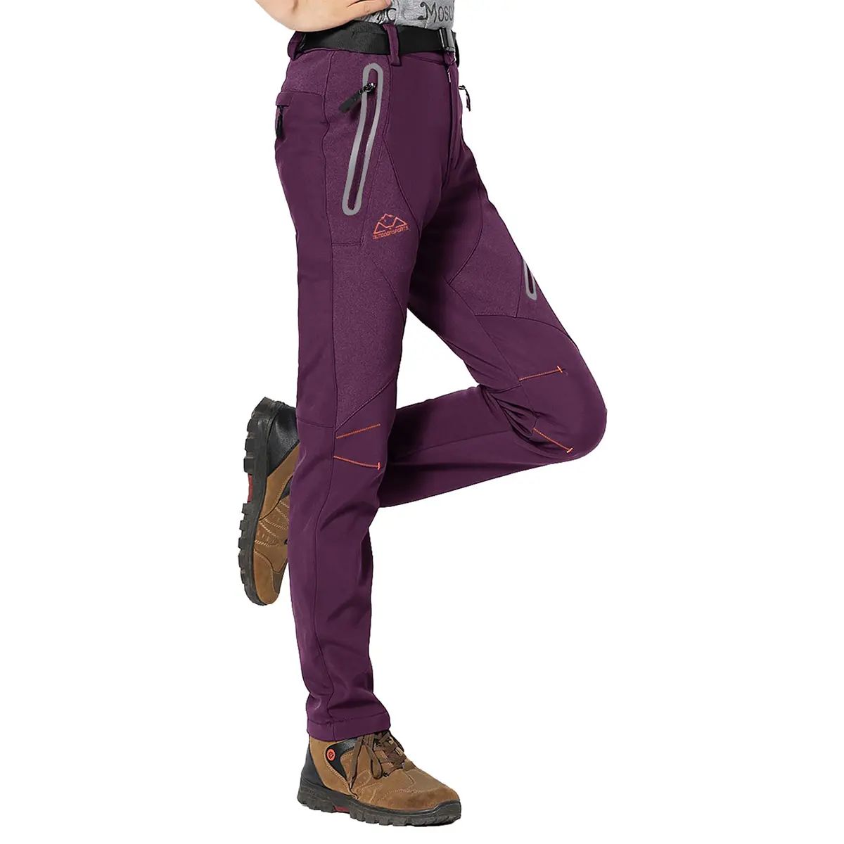 Women's Snow Pants Waterproof Insulated Fleece Thermal Ski Hiking Snowboard Pants