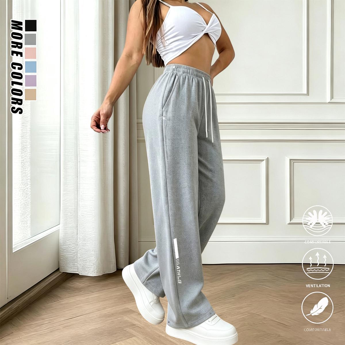 Women's Polyester Athletic Casual Sport Pants