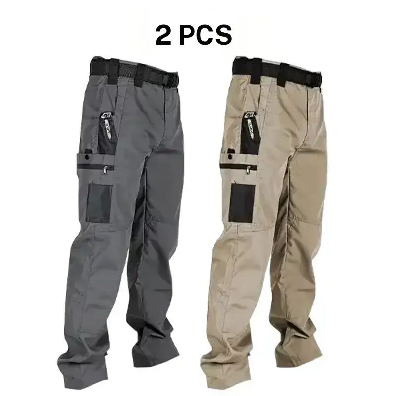 🔥🔥Men's Tactical Work Pants with Multi-Pocket Zipper Design