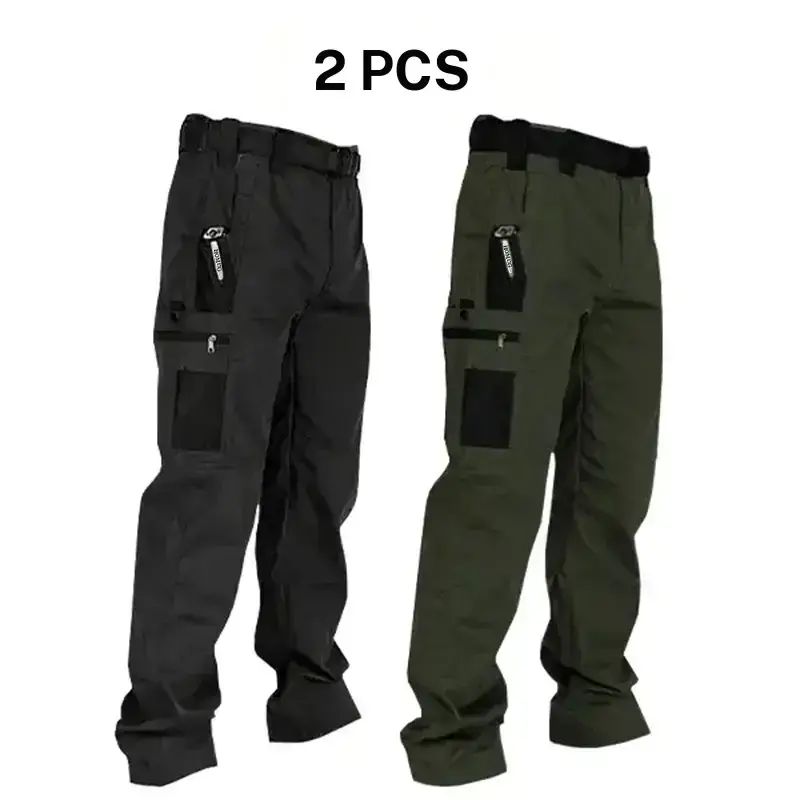 🔥🔥Men's Tactical Work Pants with Multi-Pocket Zipper Design