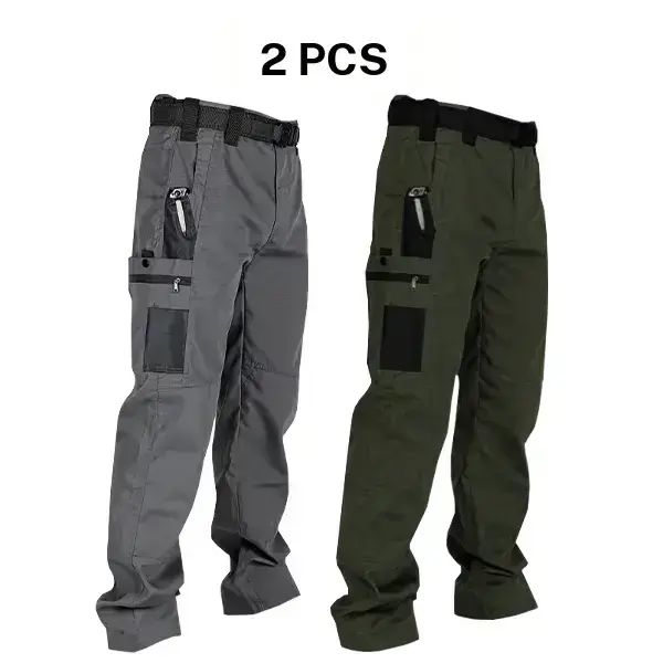 🔥🔥Men's Tactical Work Pants with Multi-Pocket Zipper Design
