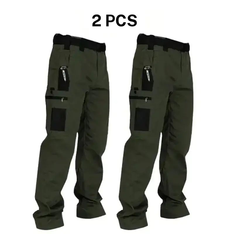 🔥🔥Men's Tactical Work Pants with Multi-Pocket Zipper Design