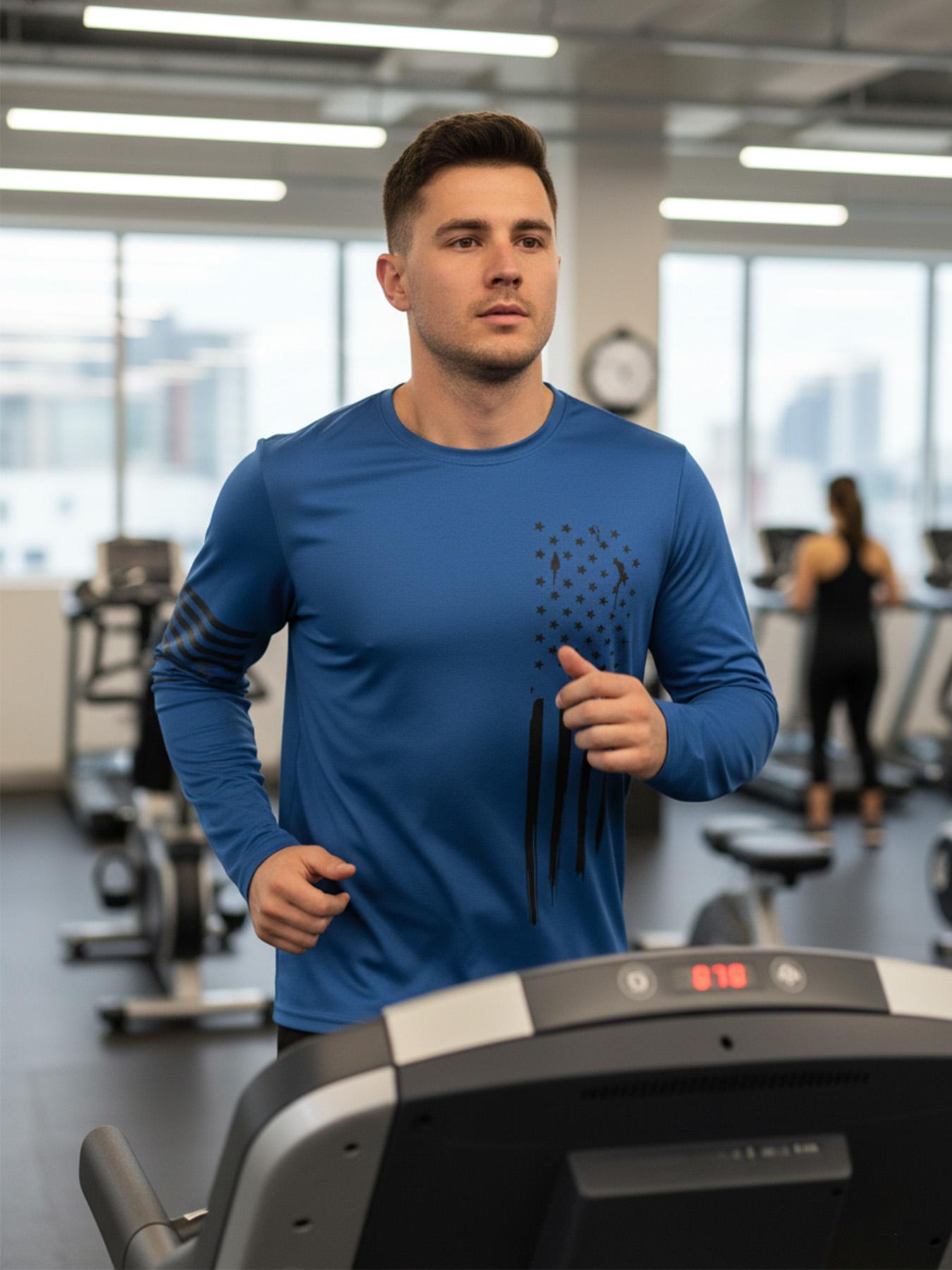 Men's 5-Piece Long Sleeve Athletic Apparel Shirt - Lightweight Plain Lining, Men's UV Protective Active Long Sleeve Shirt,Quick-Drying Breathable Activewear,vintage logo, PatriotApparel Mens Clothing for Gym Stuff & Daily Casual (Spring & Autumn) Men's 5-Piece Long Sleeve Athletic Apparel Shirt - Lightweight Plain Lining, Men's UV Protective Active Long Sleeve Shirt,Quick-Drying Breathable Activewear,vintage logo, PatriotApparel Mens Clothing for Gym Stuff & Daily Casual (Spring & Autumn)