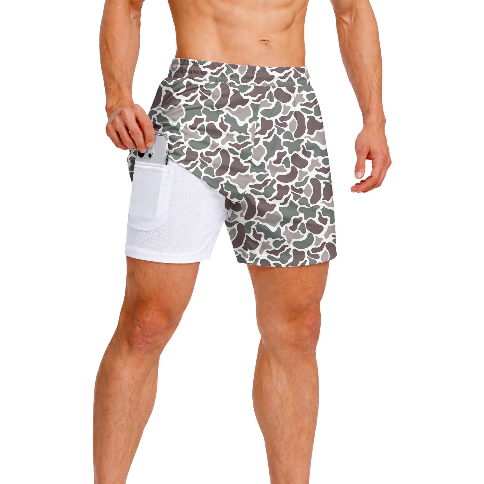 Men’s 7" Swim Trunks 2-in-1 with Compression Liner, Pockets, Drawstring, Stretch Quick-Dry – Gym, Running, Swimming, Hiking, Beach & Pool Swimwear Shorts Summer Swim Bottoms Men’s 7" Swim Trunks 2-in-1 with Compression Liner, Pockets, Drawstring, Stretch Quick-Dry – Gym, Running, Swimming, Hiking, Beach & Pool Swimwear Shorts Summer Swim Bottoms