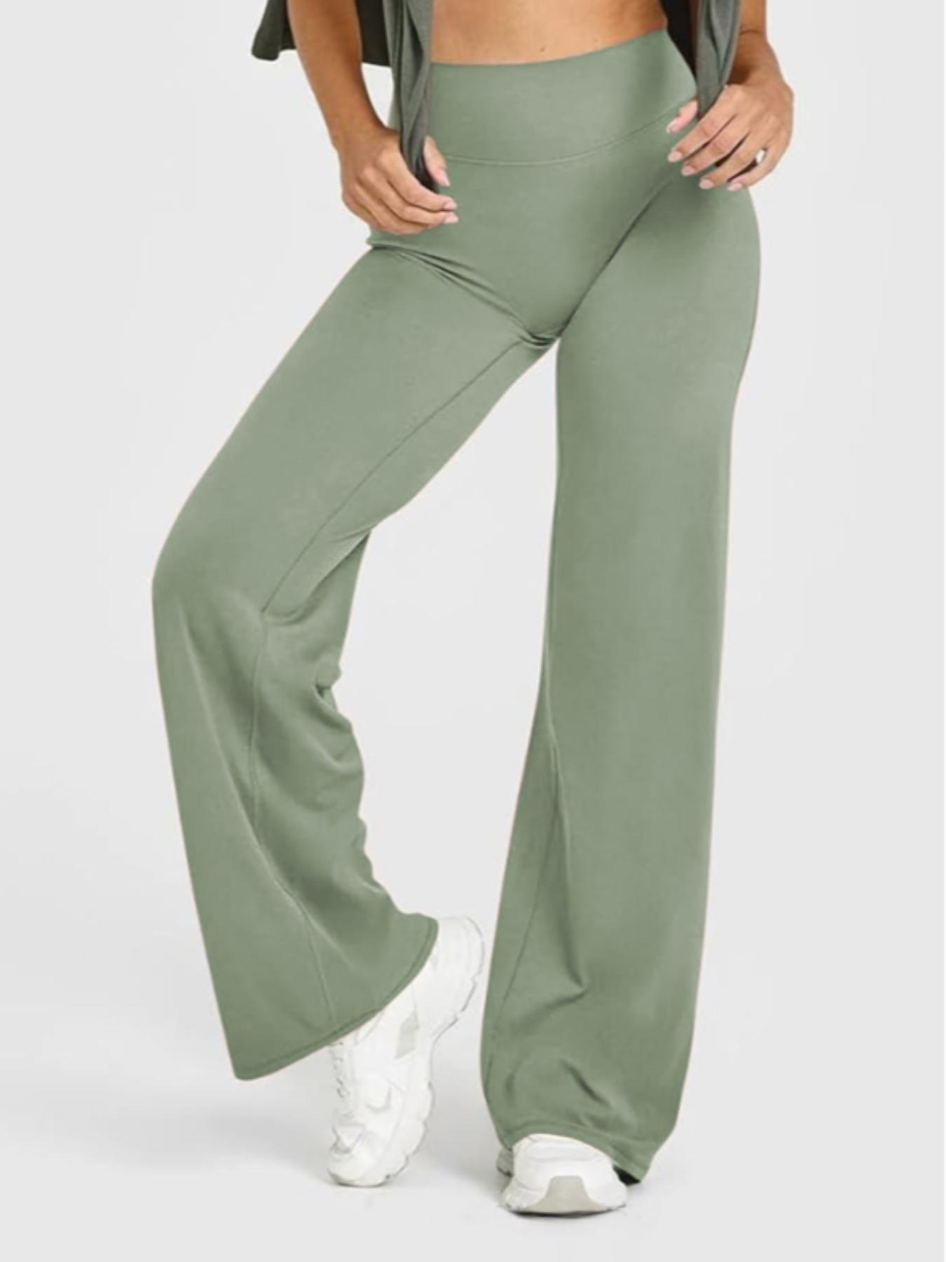 Women's Casual Wide Leg Sport Pants, Casual Fitness Pants, Perfect Choice for Spring & Summer, Comfortable Fashion Design, Ideal for Daily Wear, Athletic Casual Trousers, Athleisure Pants