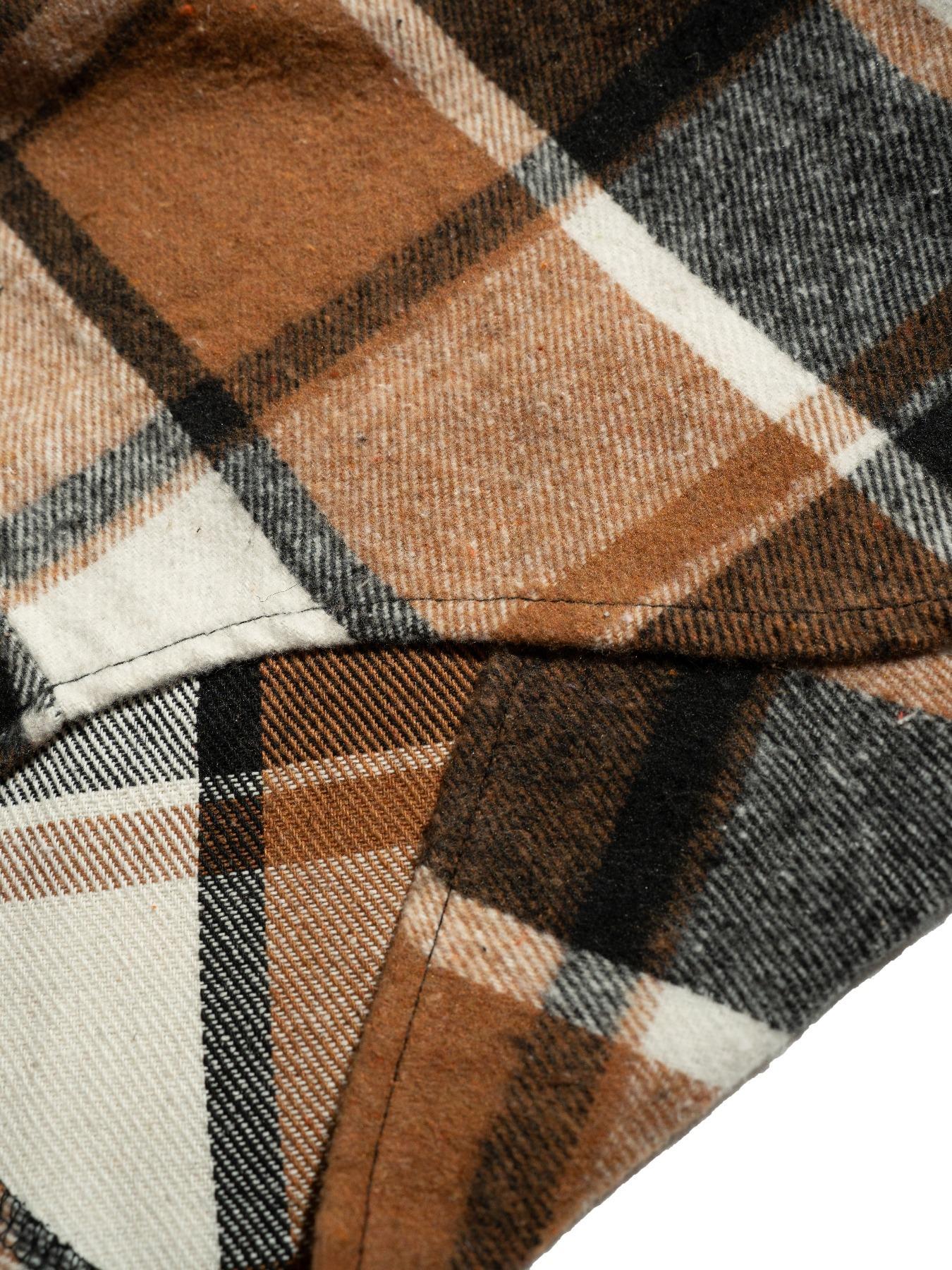 Women's Plaid-Print Button-Front Fitted Vest Coat Tops, Casual Comfy Vest, Casual Lady Pocket Design Collared Waistcoat for Spring & Fall, Fashion Women's Clothing for Daily Wear Womenswear