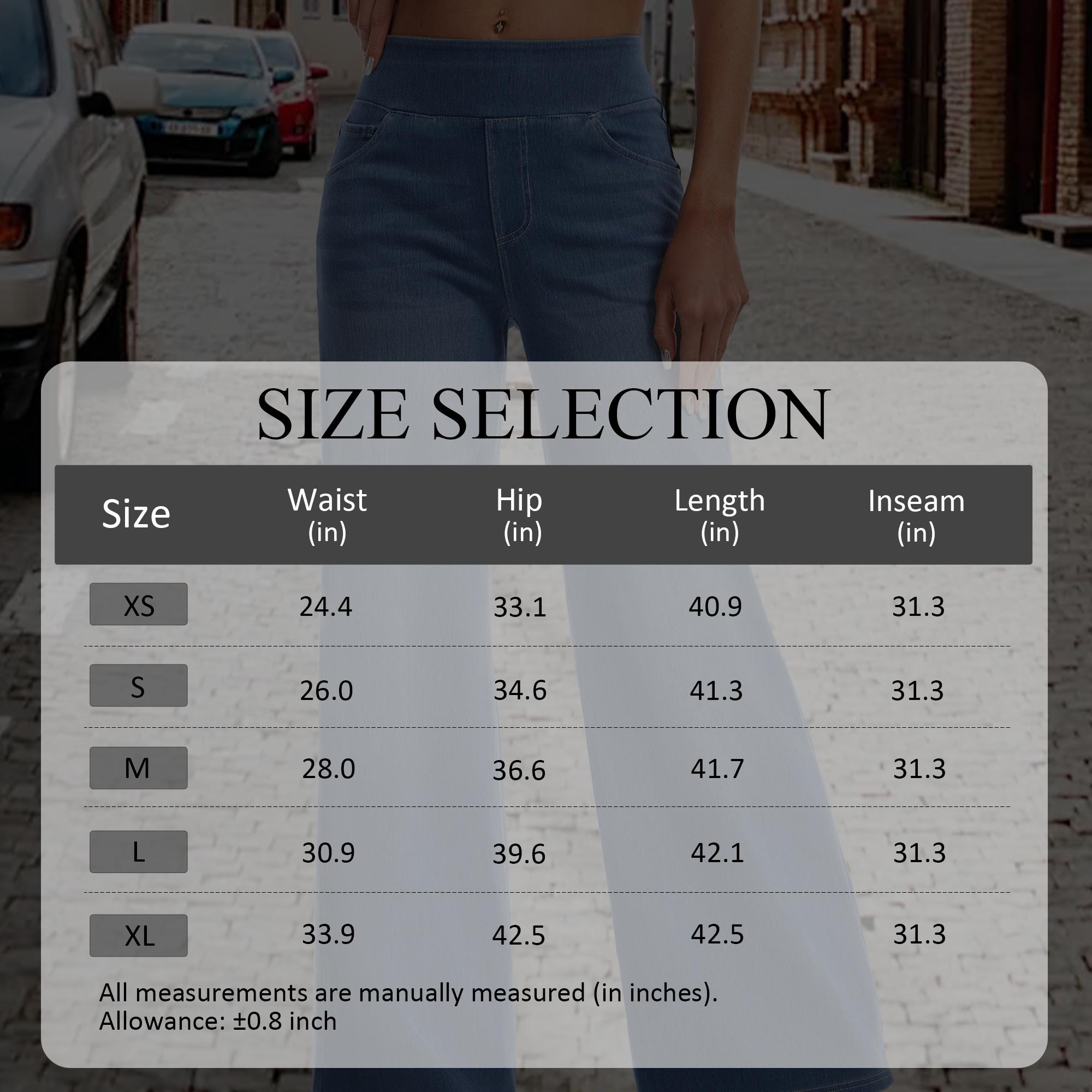 YUCOLEN Wide Leg Stretchy Jeans for Women Loose Fit Elastic High Waist Pants Pull On Baggy Fit Jeans Tummy Control Trousers Casual Work Wear (Regular Inseam) SummerVibes