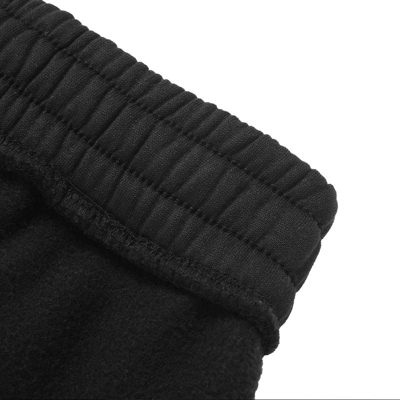 Men's Regular Fit Solid Color Jogger Pants with Drawstring Waistband Autumn Winter Casual Pocket Design Long Trousers Everyday Wear 3PCS warm