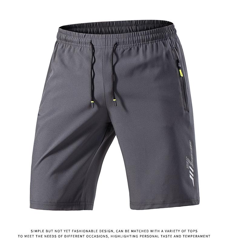 Summer men's quick drying shorts with reflective side labels, lightweight and breathable, suitable for fitness, running, loose, casual, fashionable, versatile sports shorts 5PCS value combination Summer men's quick drying shorts with reflective side labels, lightweight and breathable, suitable for fitness, running, loose, casual, fashionable, versatile sports shorts 5PCS value combination