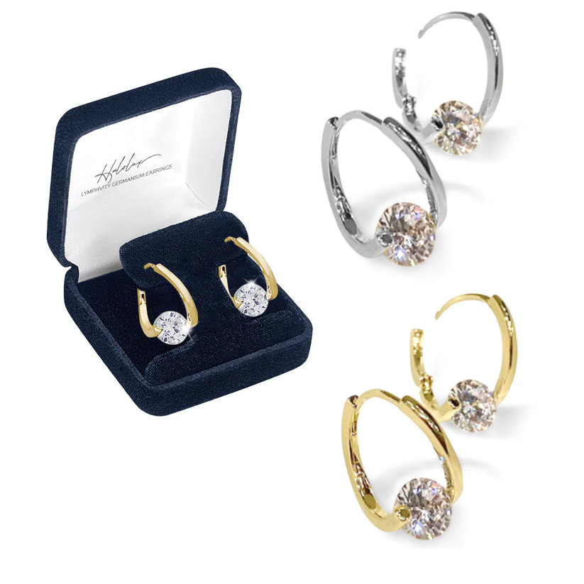 🔥LAST DAY SALE-80% OFF)Lymphatic MagneTherapy Germanium Earrings