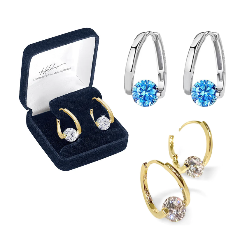 🔥LAST DAY SALE-80% OFF)Lymphatic MagneTherapy Germanium Earrings