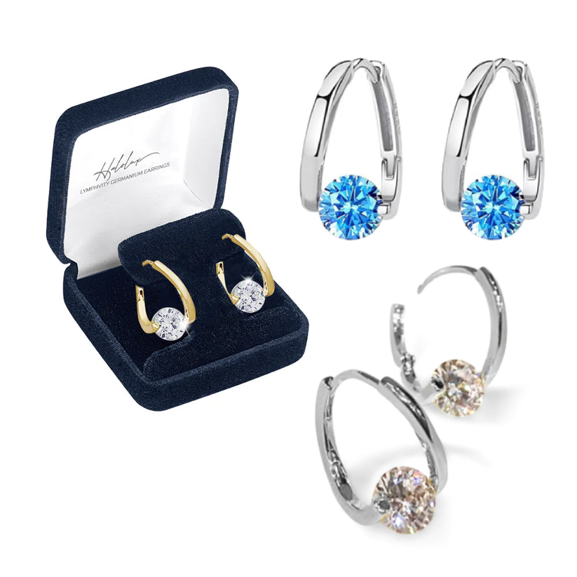 🔥LAST DAY SALE-80% OFF)Lymphatic MagneTherapy Germanium Earrings