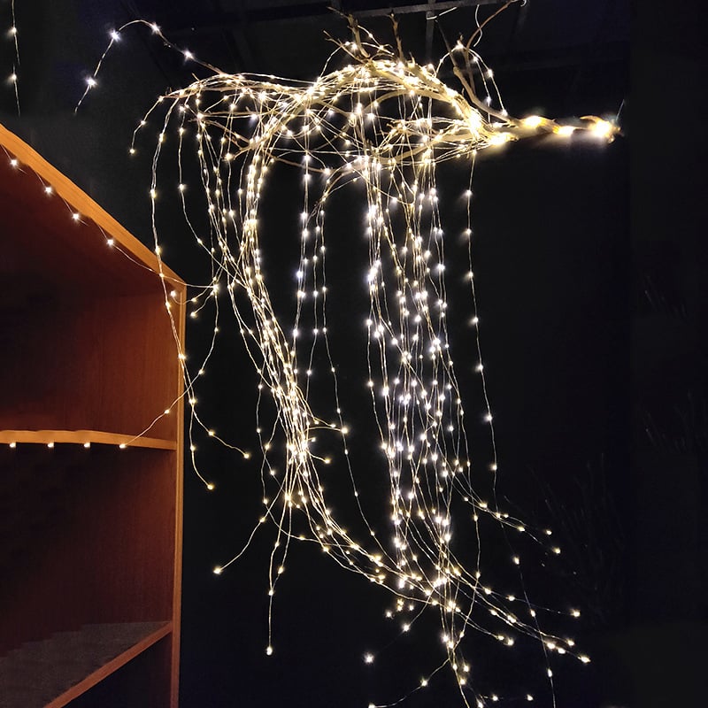 8 Modes Christmas LED Firefly Twinkle String Lights
