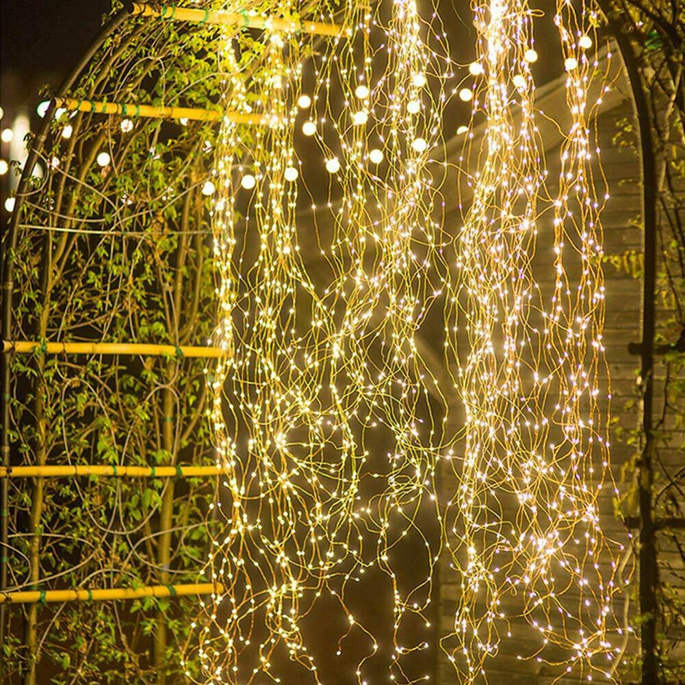 8 Modes Christmas LED Firefly Twinkle String Lights