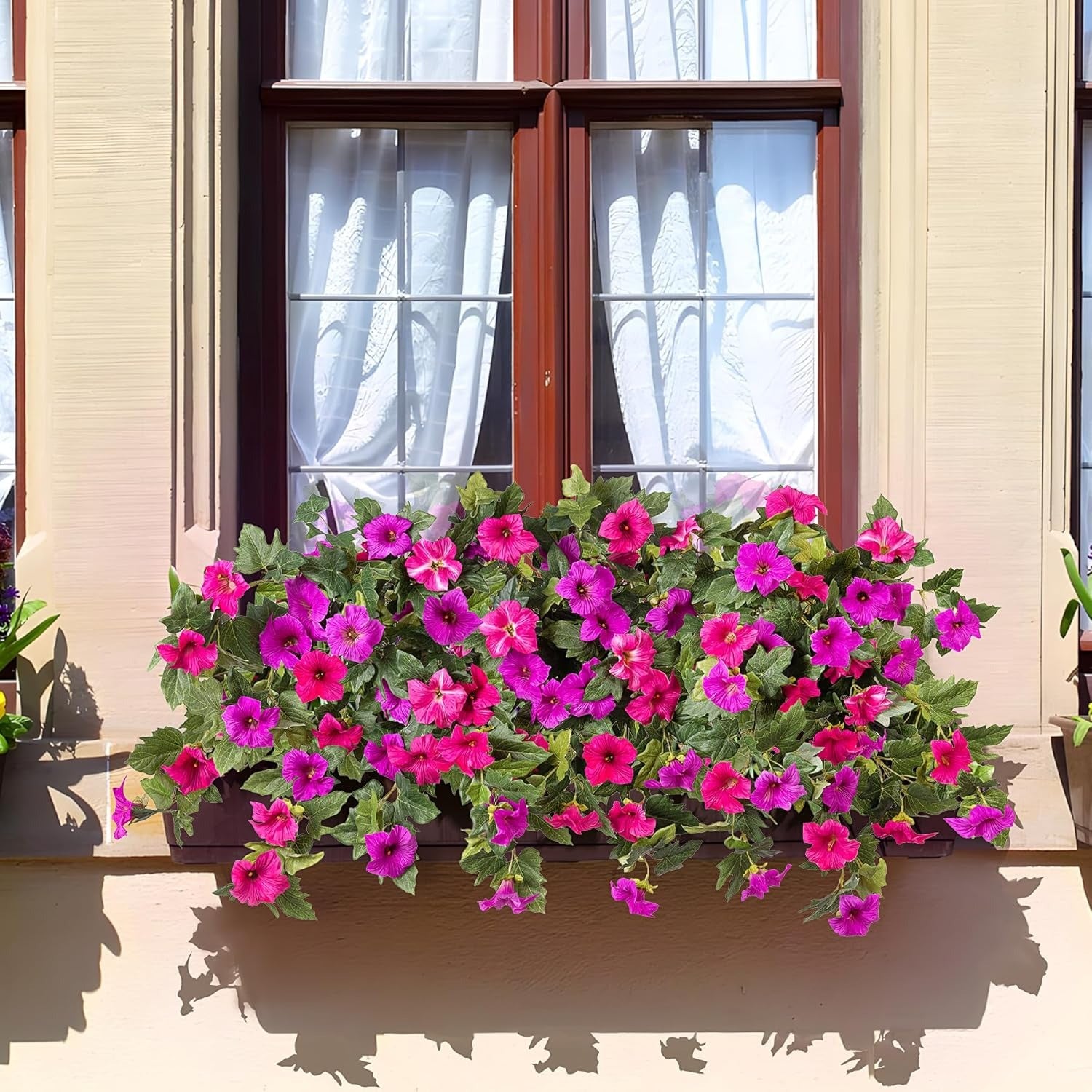 🔥Silk Artificial Petunias for Spring – UV Resistant, Long-Lasting Colors