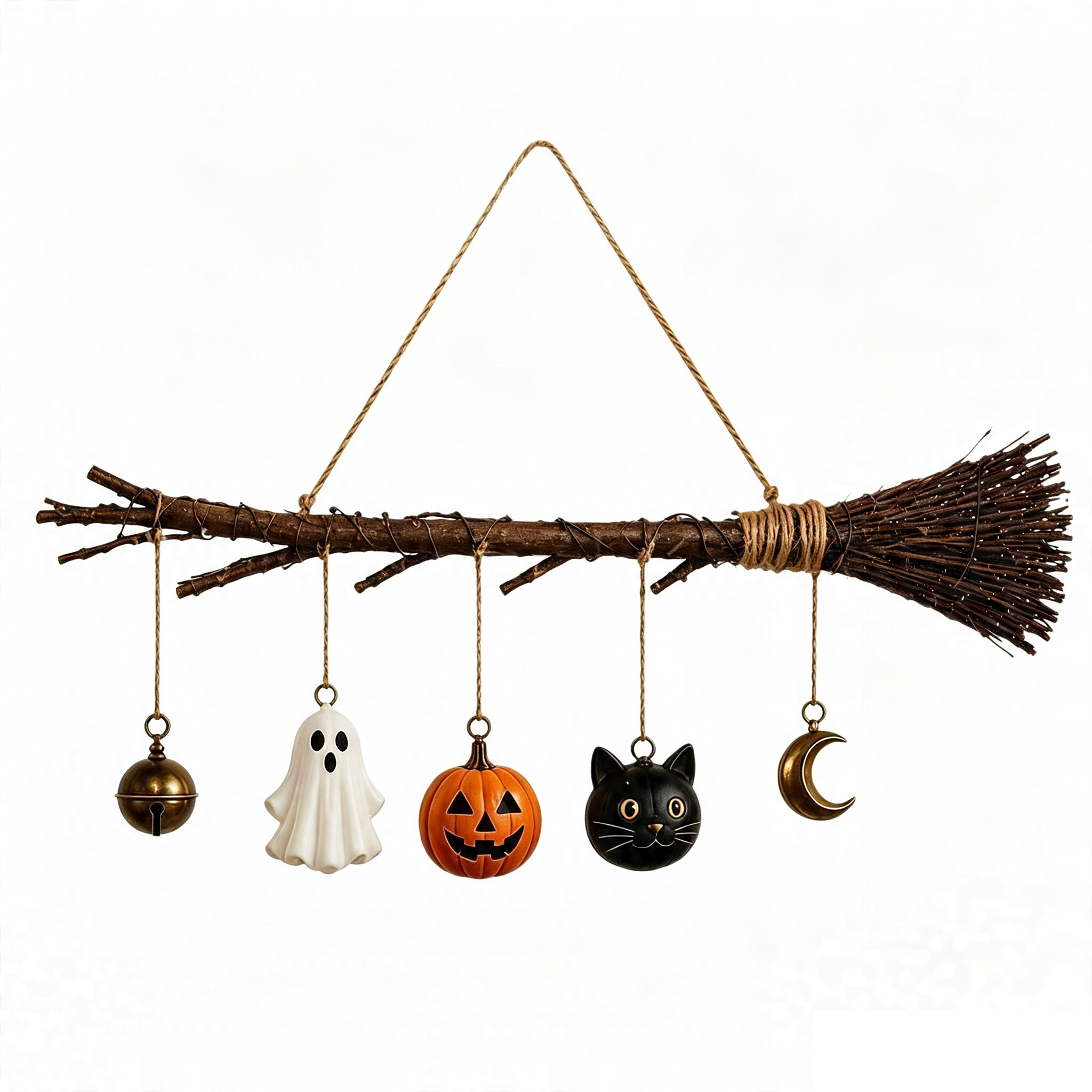 🎃✨ 🔥 Glowing Witch Broom Wall Hanging | The Perfect Halloween Accent for Any Space
