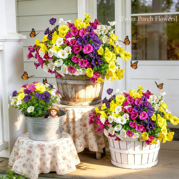 💐2026 Spring Hot Sale🔥UV Resistant Artificial Petunias Flowers