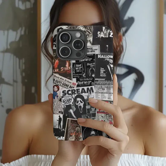 [Copy]👻iPhone RETRO HORROR PHONE CASE💥