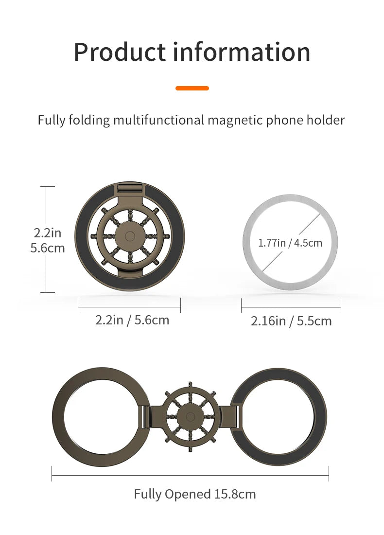 MagOrbit Magnetic portable mobile phone holder