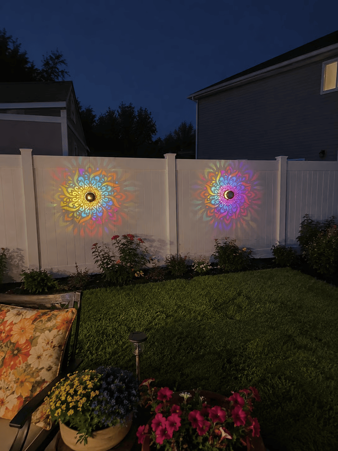 🔥Solar Mandala Projector Wall Light