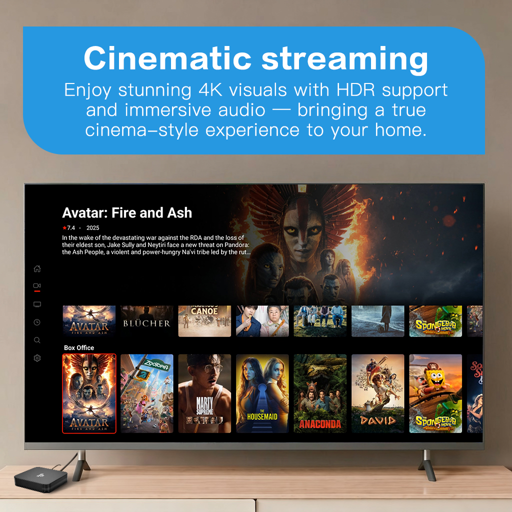 SlingTV Box S5 Max(Hot) - Includes Adult Channels