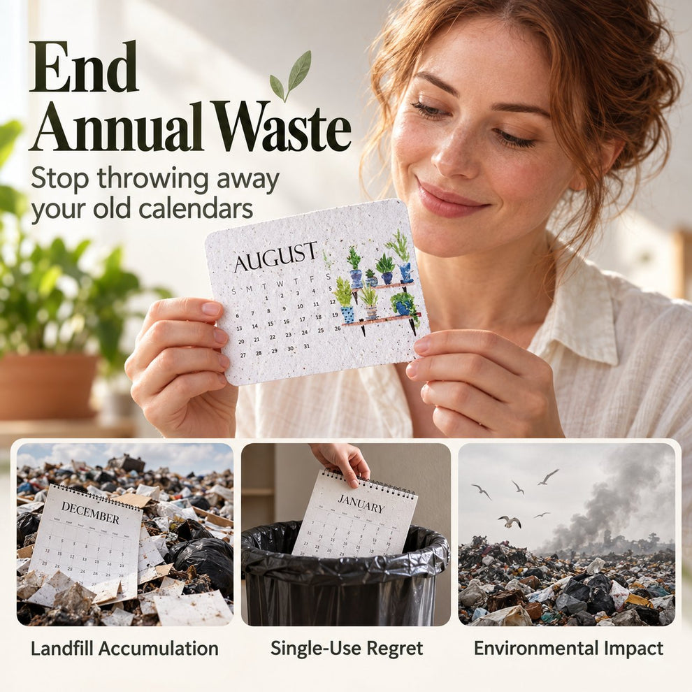 ✨🏆Early Holiday Sale 49% OFF 🌱Eco-Friendly Plantable “Timeless” Seed Calendar 2027