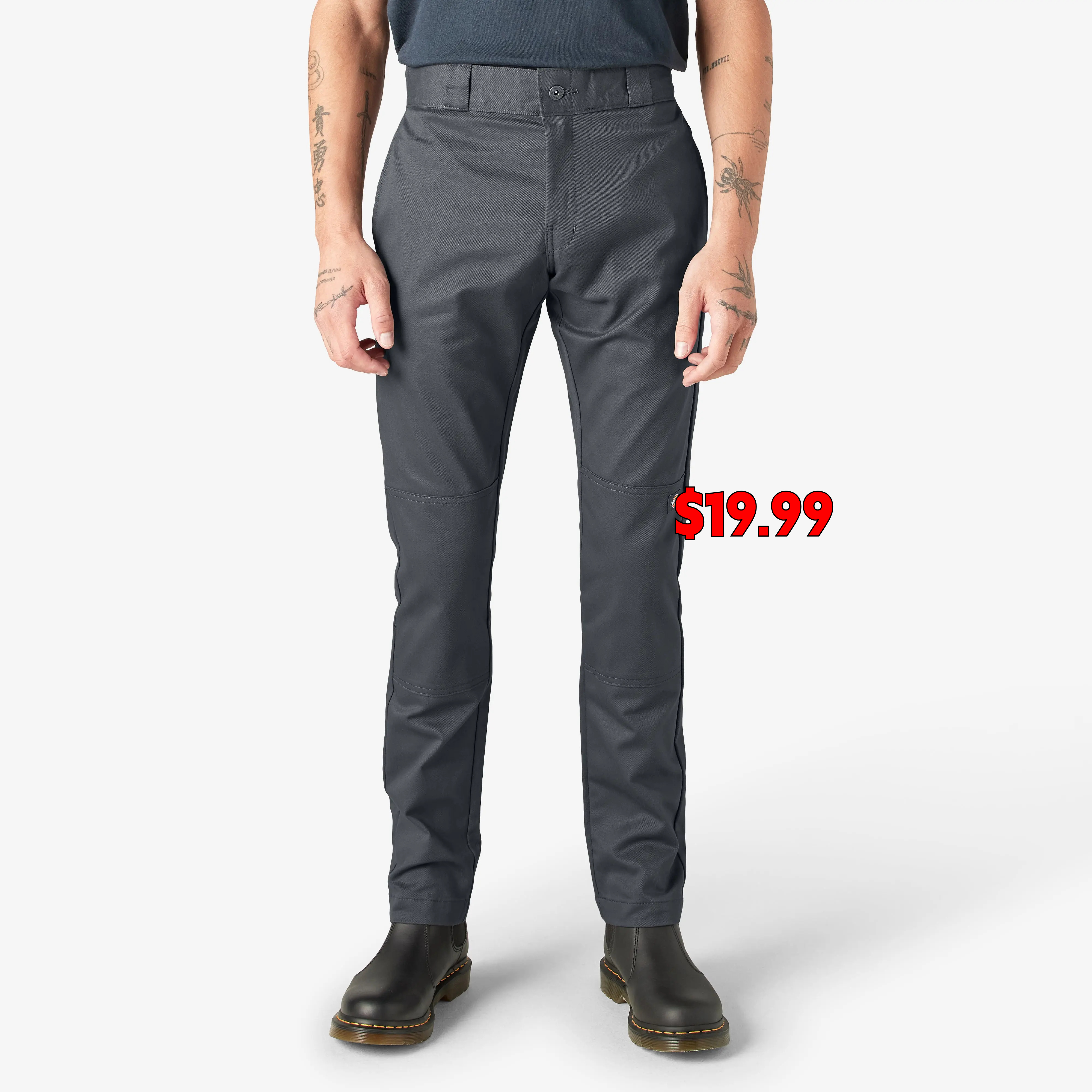 Men's FLEX Series Slim-Fit Double-Knee Work Pants