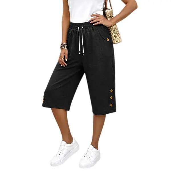 Women's casual cropped trousers