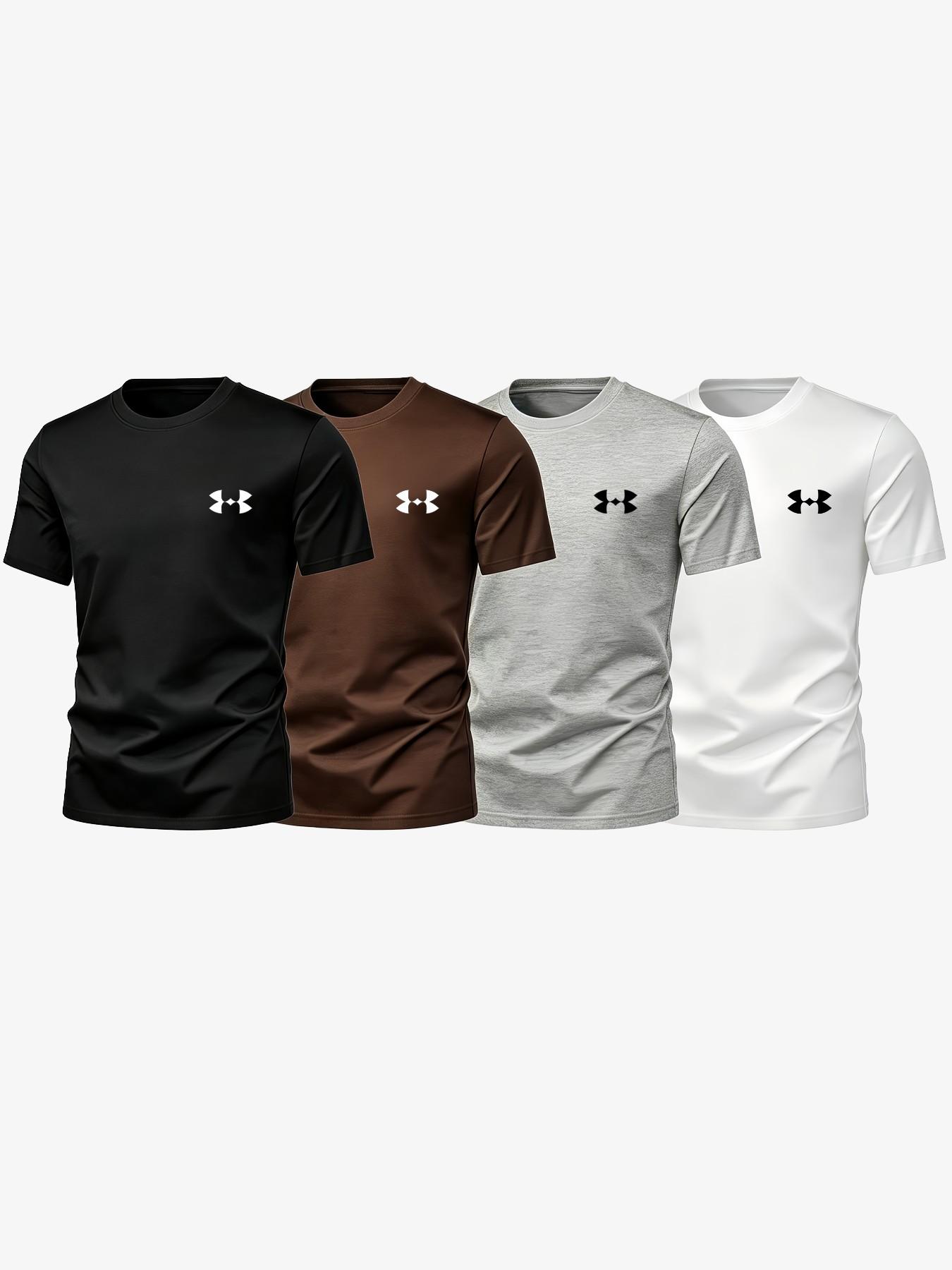 Summer Men's Basic Sporty Short Sleeve T-Shirt, Breathable Quick-Dry, Casual Loose-Fit, Gym Training, Fitness T Shirt, Multi-Color, Graphic Pattern, Dry Fit Tees, Breathable Workout Tops, Dry Fit Shirts Summer Men's Basic Sporty Short Sleeve T-Shirt, Breathable Quick-Dry, Casual Loose-Fit, Gym Training, Fitness T Shirt, Multi-Color, Graphic Pattern, Dry Fit Tees, Breathable Workout Tops, Dry Fit Shirts