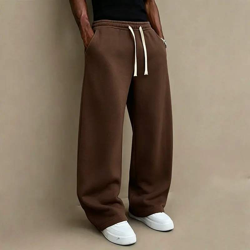Men's autumn/winter knit trousers—comfortable and warm.