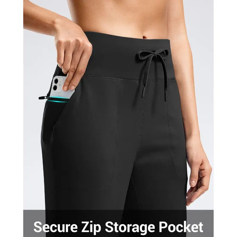 Women's High-Waisted Cuffed Joggers