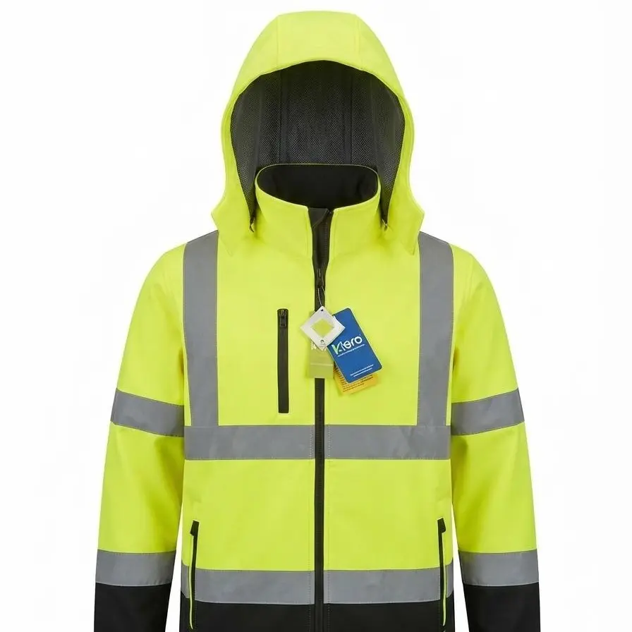 Safeguard 208 Men's Hooded Safety Jacket with Reflective Strips