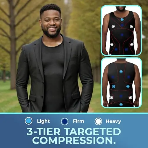 Men's shaping compression tank top