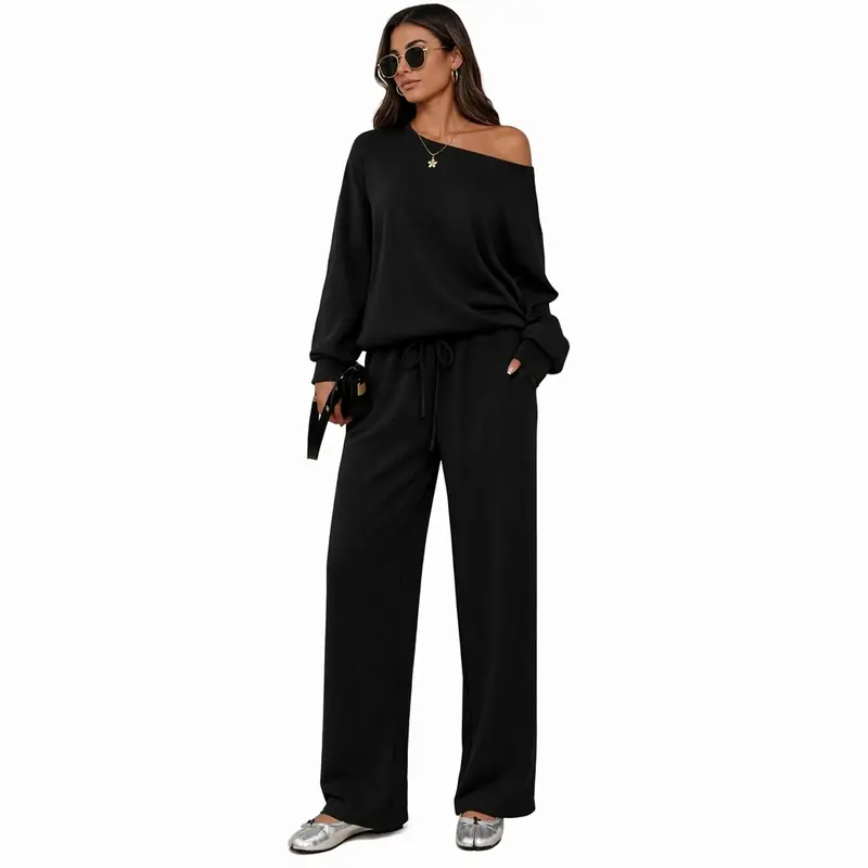 Women's Autumn Basic Loose-Fit Matching Set