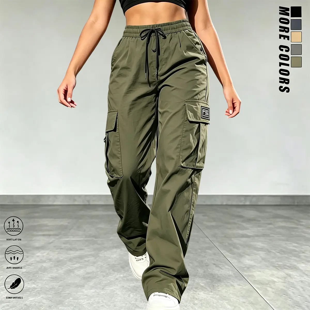 Women's Cargo Pants: With Pockets