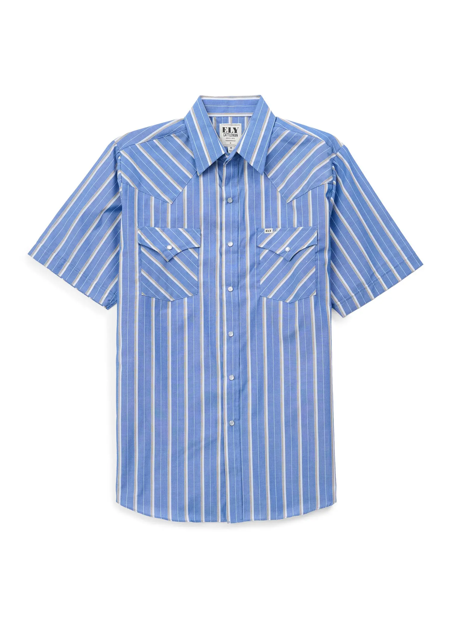 Men's Ely Cattleman Short Sleeve Western Snap Shirt