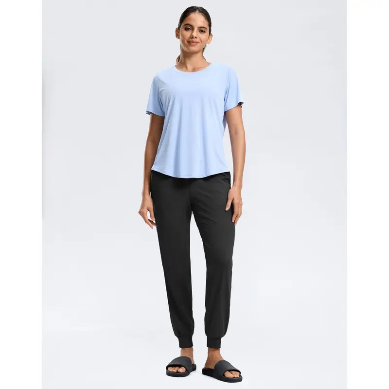 Women's High-Waisted Cuffed Joggers
