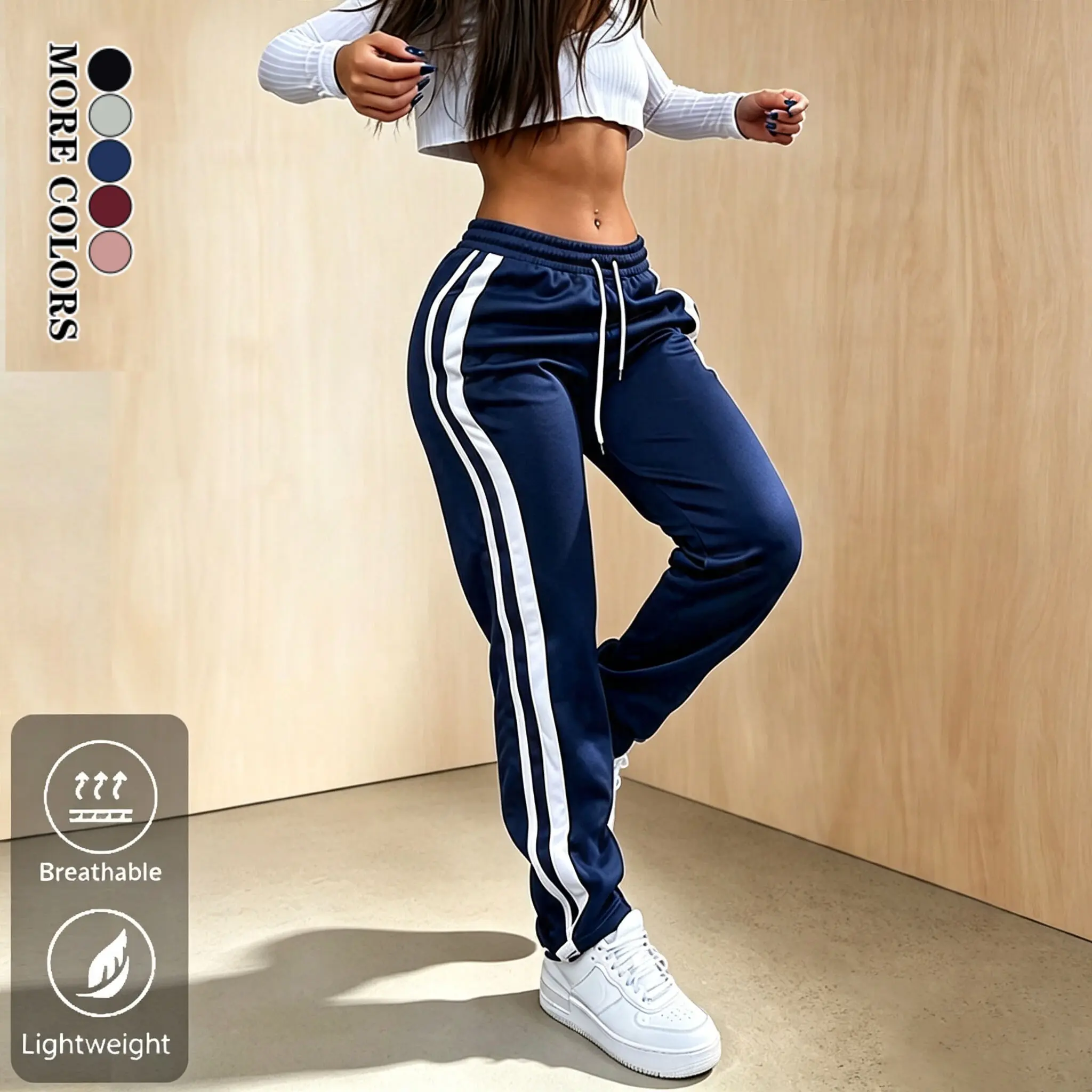 Women's All-Season Side-Stripe Sweatpants