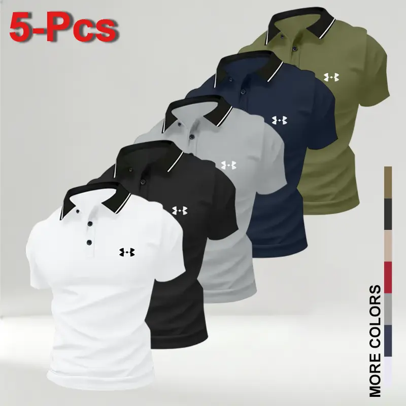 Men's Multi-color Polo Shirt