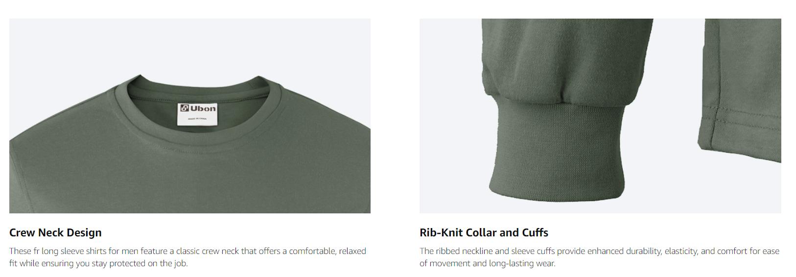 FR Shirts for Men Welding Shirt Flame Resistant Long Sleeve Work Shirts 7.5 Oz FR Clothing FR Shirts for Men Welding Shirt Flame Resistant Long Sleeve Work Shirts 7.5 Oz FR Clothing