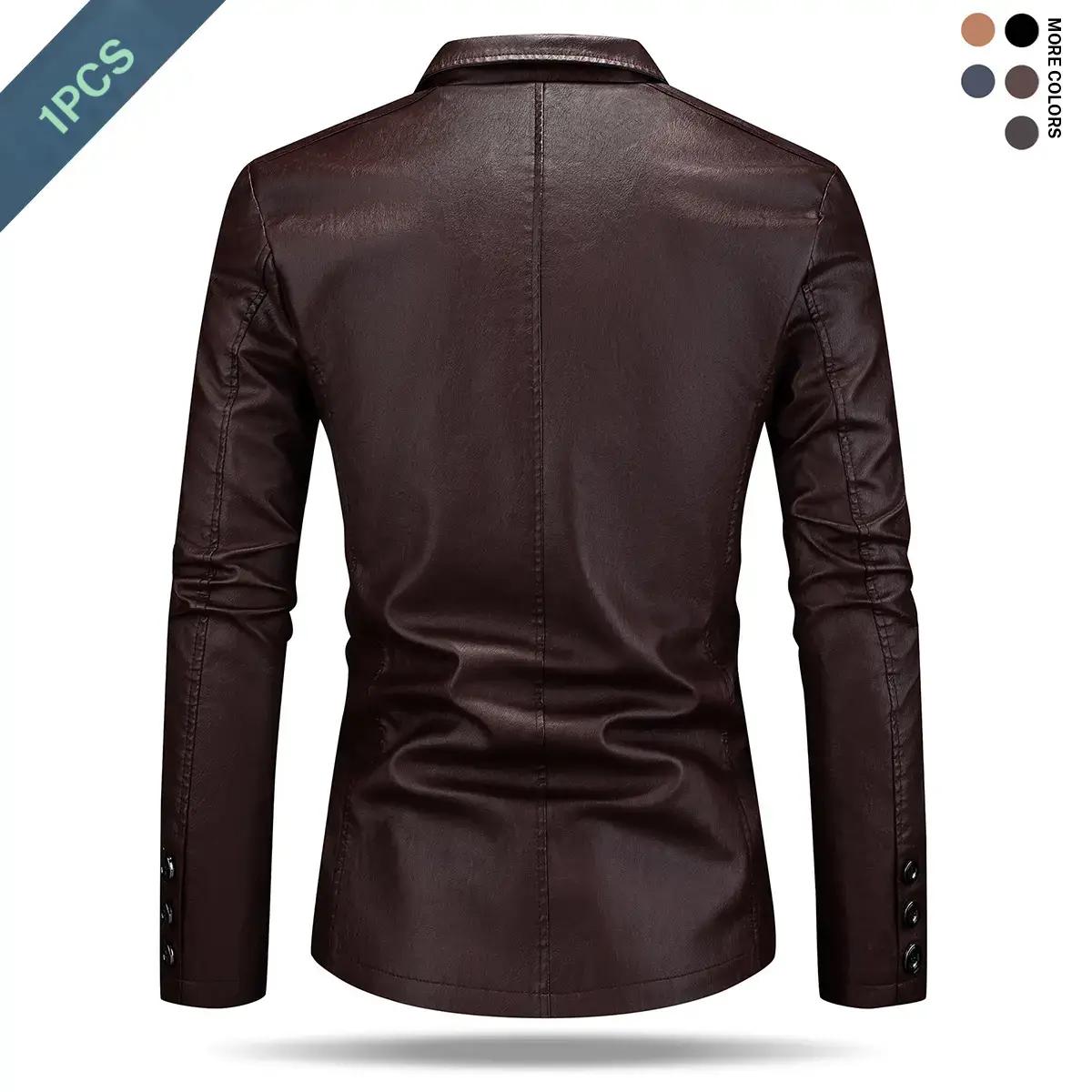 Men's fitted jacket back view