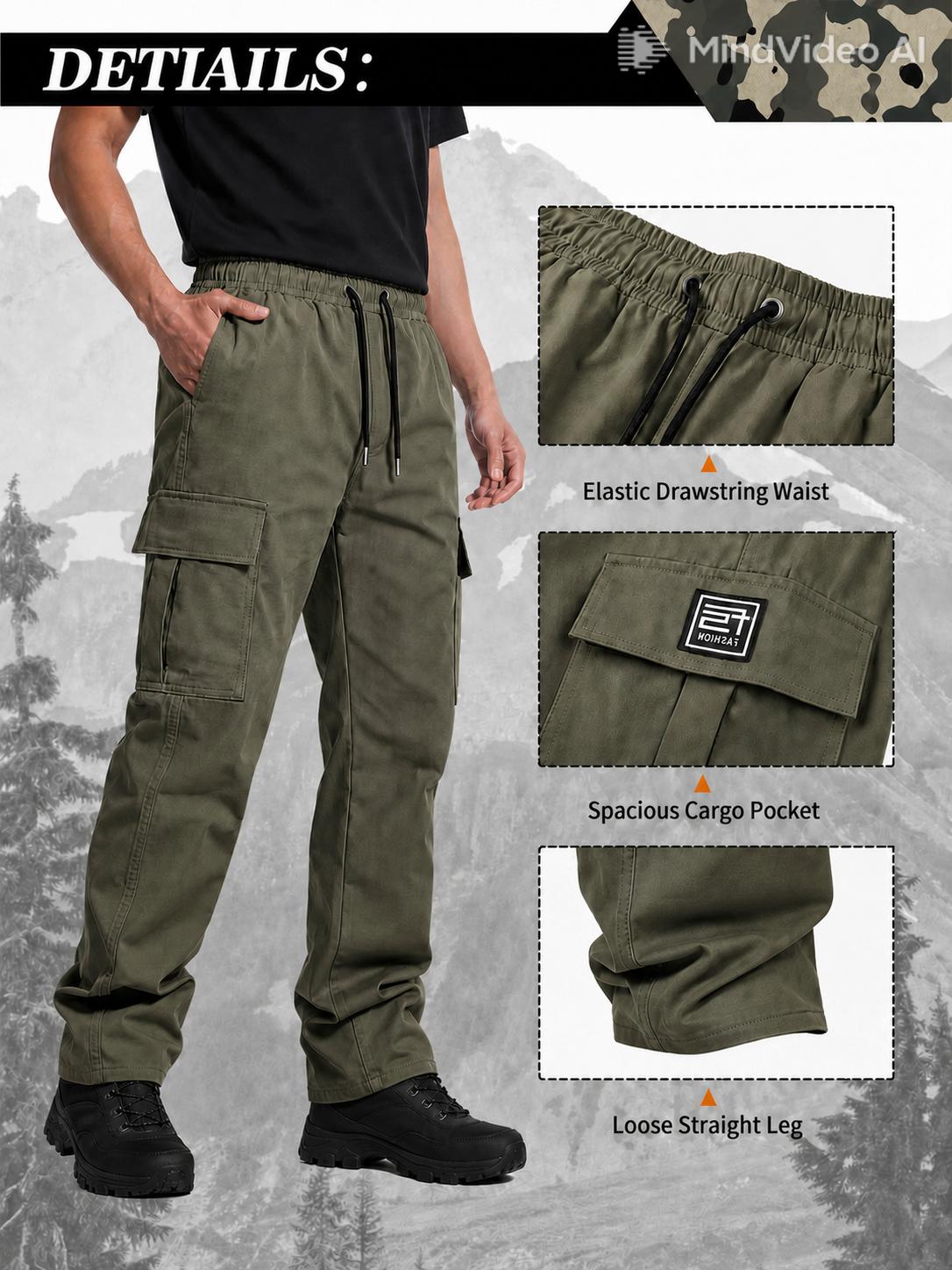 3-pack men’s cargo pants, solid-color work trousers, durable outdoor training pants, available in multiple colors—ideal for outdoor activities, work, hiking, and camping 3-pack men’s cargo pants, solid-color work trousers, durable outdoor training pants, available in multiple colors—ideal for outdoor activities, work, hiking, and camping