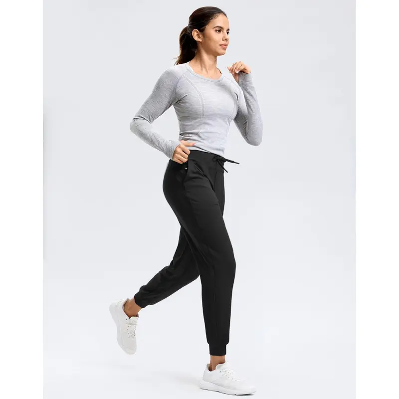 Women's High-Waisted Cuffed Joggers