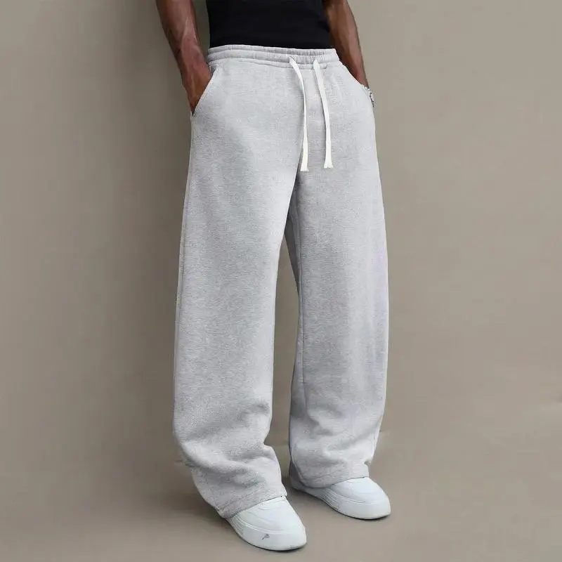 Men's autumn/winter knit trousers—comfortable and warm.