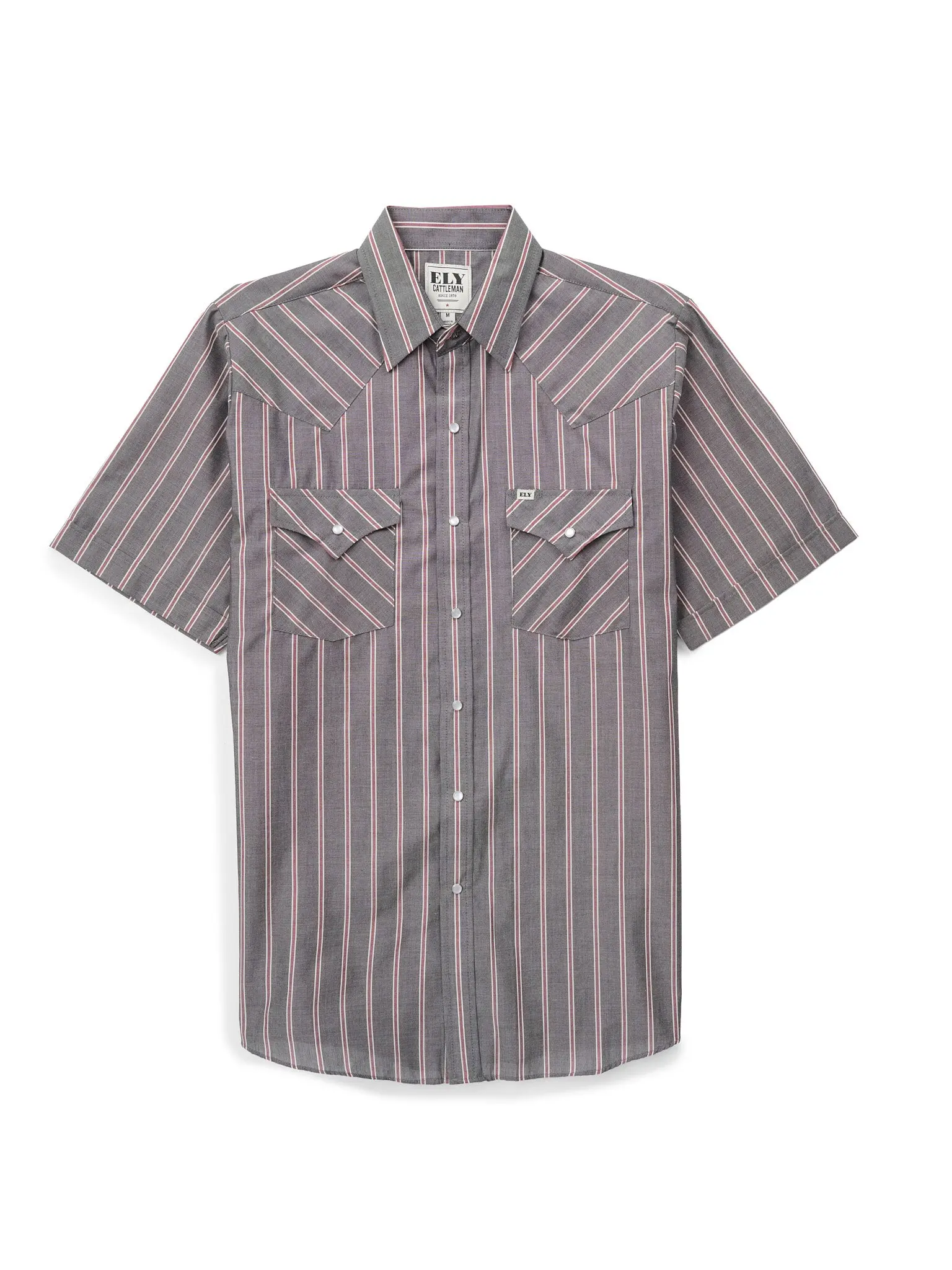 Men's Ely Cattleman Short Sleeve Western Snap Shirt