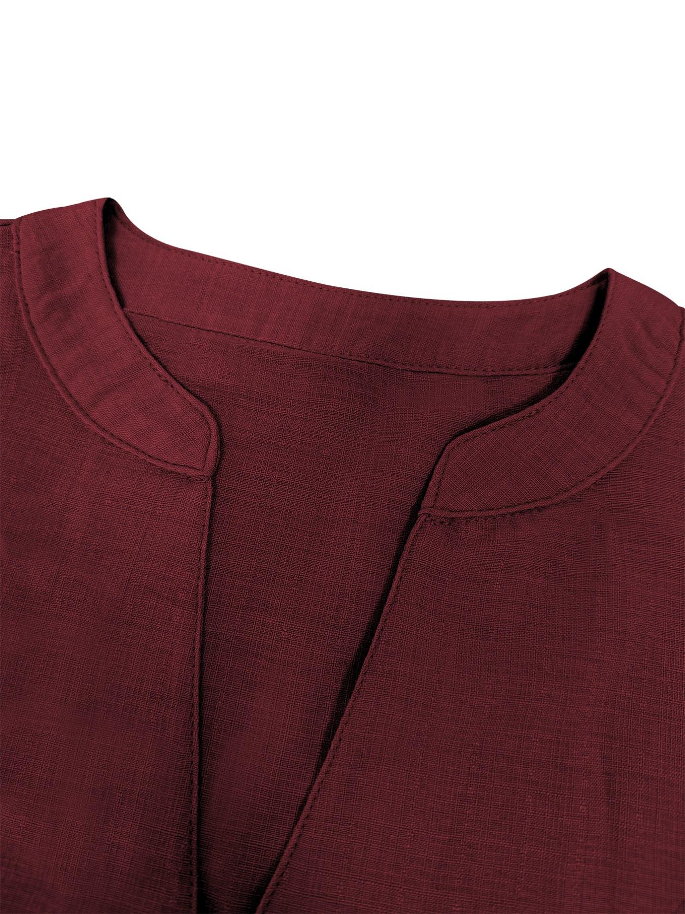 2026 Spring/Summer Women's Woven Non-Stretch Solid Color V-Neck Casual Top and Shorts Two-Piece Set 2026 Spring/Summer Women's Woven Non-Stretch Solid Color V-Neck Casual Top and Shorts Two-Piece Set