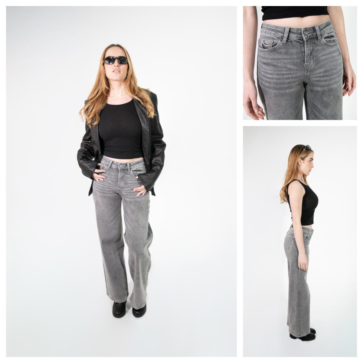 【4 Lengths】Magic ONESO Mid-low Rise Baggy BBL Jeans Stretchy Wide Leg Tummy Control Plus Size Regular Size 【4 Lengths】Magic ONESO Mid-low Rise Baggy BBL Jeans Stretchy Wide Leg Tummy Control Plus Size Regular Size