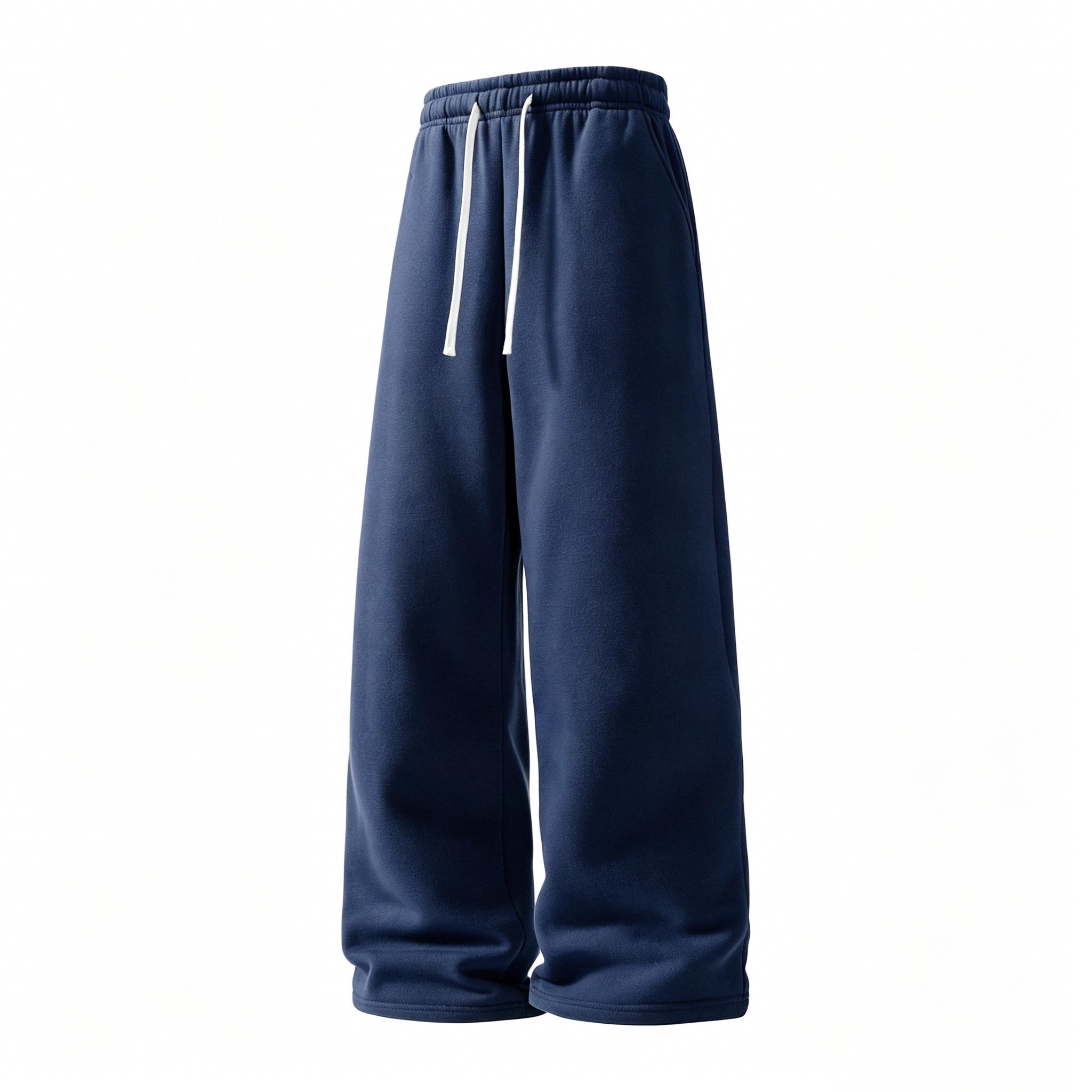 3-Pack Men’s Comfortable Straight-Leg Loungewear Pants, Elastic Drawstring Waist, Stretchable & Breathable, Loose-Fit Pants for Men 3-Pack Men’s Comfortable Straight-Leg Loungewear Pants, Elastic Drawstring Waist, Stretchable & Breathable, Loose-Fit Pants for Men