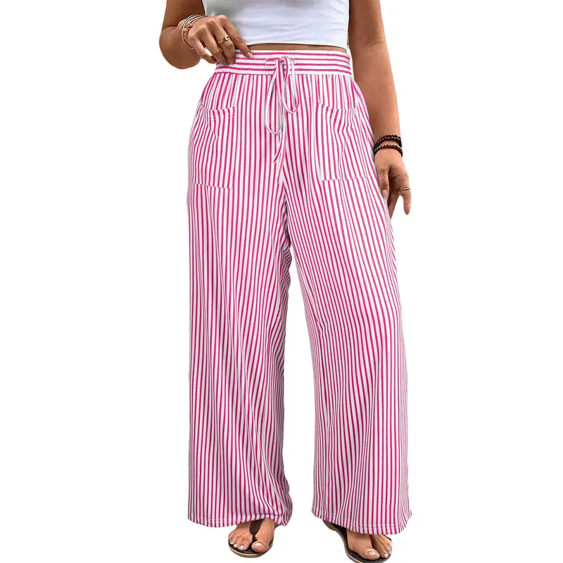 Women's Plus-Size Wide-Leg Trousers