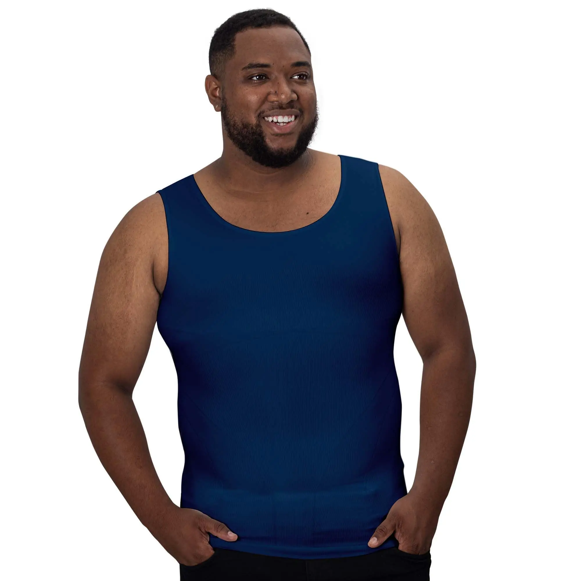 Men's shaping compression tank top